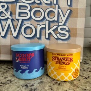Stranger Things Bath and body Works candle